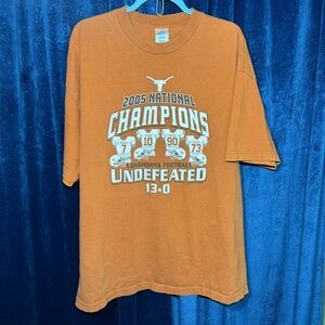 AAA Longhorns Orange 2005 National Champions T-Shirt